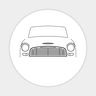 Humber Hawk classic car outline graphic (black) Magnet